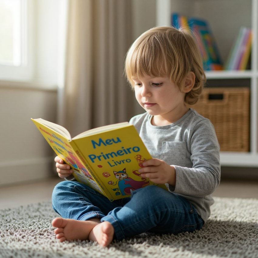 Estimular a leitura em casa é um ótimo complemento das atividades propostas na Escola nana Nenem