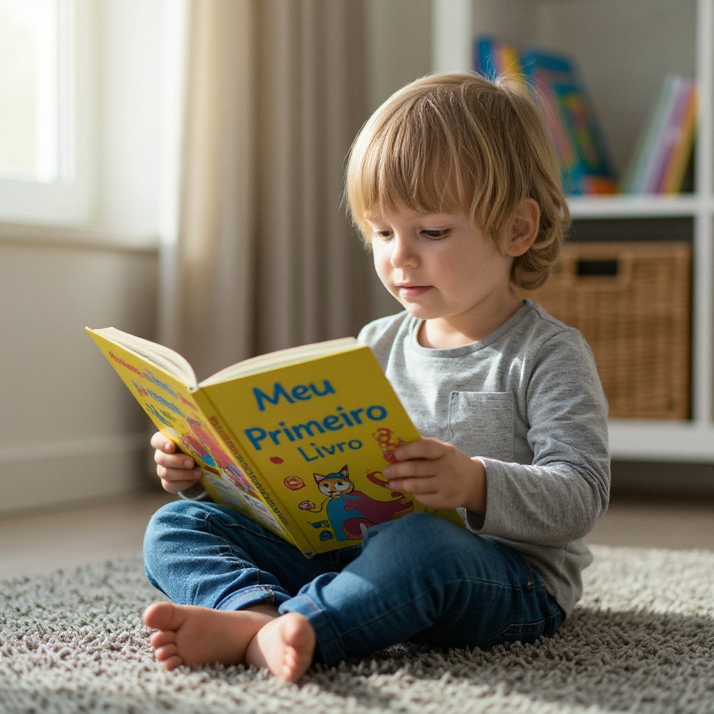 Estimular a leitura em casa é um ótimo complemento das atividades propostas na Escola nana Nenem